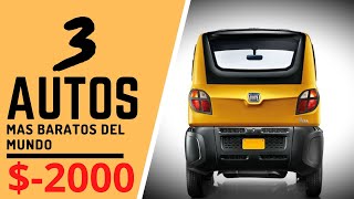 3 AUTOS NUEVOS más BARATOS del mundo  USD 2000 😱 [upl. by Ellecrad]