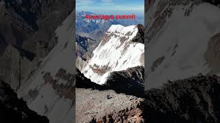 Aconcagua summit and South Face dron video Aconcagua [upl. by Lexa]