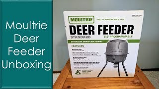 Moultrie Standard 30 Gallon Feeder Info amp Unboxing [upl. by Colin788]