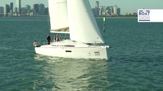 ENG JEANNEAU SUN ODYSSEY 349  Review  The Boat Show [upl. by Xenos]