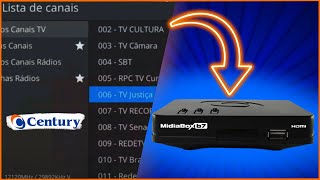 Configurando e atualizando receptor MidiaBox B7 Century Guia Completo UNBOXING [upl. by Calmas]