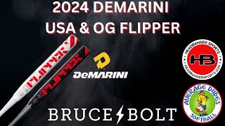 Hitting with the 2024 DeMarini USA and OG Flippers  Average Dudes Softball Slowpitch Bat Review [upl. by Leinto686]