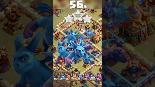 60 Minions  FireBall 🔥  56s ⏳ clashofclans games handcam coc [upl. by Ynnelg]