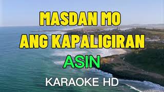 MASDAN MO ANG KAPALIGIRAN  Asin Karaoke [upl. by Wilmott]