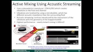 BioMEMS Module 5D  Microfluidic Laminar Flows and Mixers [upl. by Ennayk]