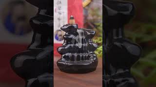 Waterfall Backflow Incense Burner incense zen relaxing BackflowIncenseBurne cure satisfying [upl. by Eeliah]