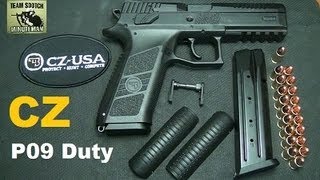 CZ P09 Duty Model Polymer Frame [upl. by Seavey]