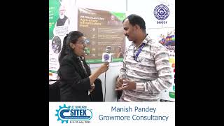 Surat International Textile Expo  SITEX 8th Edition Exhibitor Interview  Growmore Consultancy [upl. by Aivalf]