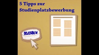 5 Tipps zur Studienplatzbewerbung  Fristen und viele mehr 💡 Nicht verzagen Peter fragen [upl. by Alida]