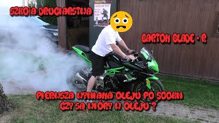 Szkoła Druciarstwa Barton BladeR Pierwsza Wymiana Oleju Po 500km Czy Są Wióry w Oleju  Wazzup [upl. by Socram167]