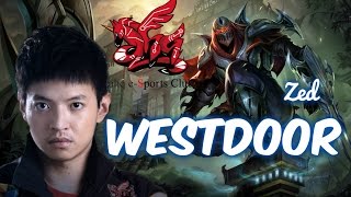 AHQ Westdoor ZED Mid vs LeBlanc  League of Legends [upl. by Enirahtac]