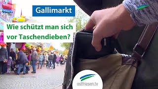 Gallimarkt  Drei schnelle Tipps gegen Taschendiebe [upl. by Nilorac]