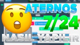 ATERNOS NASIL 724 YAPILIR 2024 GÜNCEL YÖNTEM FİX [upl. by Kirst]