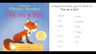 Usborne Phonics Readers ③ Fox on a box [upl. by Ardna]