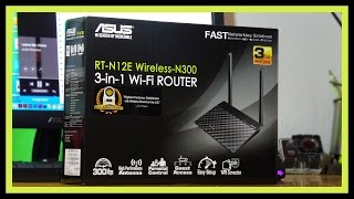 Asus RTN12E 3in1 WiFi Router Unboxing  Recensione  Configurazione Now Geek [upl. by Samal719]