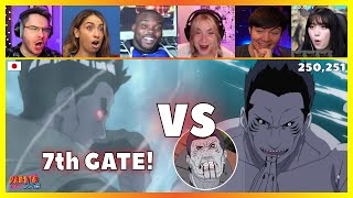 Guy vs Kisame  Reaction Mashup Naruto Shippuden 250251 ナルト 疾風伝 [upl. by Kohcztiy]