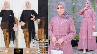 Spesial Model Kebaya Modern Dan Baju Brokat Terbaru Bisa Couple Cocok Dipakai Kondangan [upl. by Yhtimit]