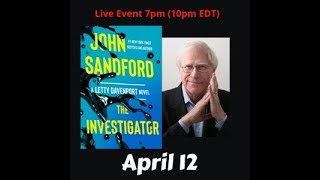 John Sandford discusses The Investigator [upl. by Acinhoj341]