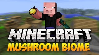 Minecraft Best Seeds  MUSHROOM BIOME WITH STRONGHOLD HD [upl. by Yrreiht]