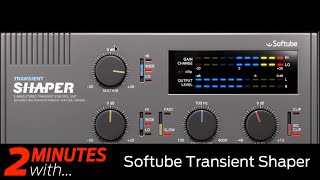 Softube Transient Shaper VSTAU plugin in action [upl. by Akeihsat]