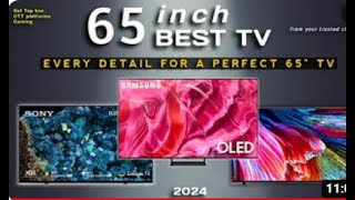 Best 65 inch TV 2024  Best QLED tv in India 2024  Best TV 2024  digitalworld [upl. by Gaul95]