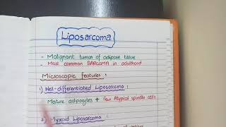 Lipoma And Liposarcoma  Pathology [upl. by Aidas]