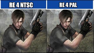 Resident Evil 4 PS2 NTSC vs PS2 PAL VersionFrame Rate Test [upl. by Ahsirtap27]