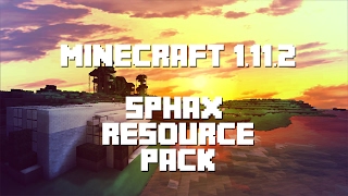 Minecraft 1112  Sphax Resource Pack Showcase [upl. by Arlo]