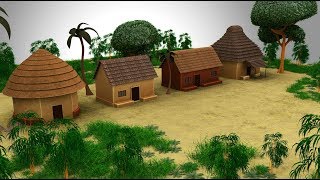 Autodesk Maya  How to make a small LowPoly House [upl. by Novello412]