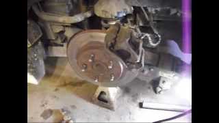 How to replace rear brakes 2010 Dodge Grand Caravan [upl. by Mychael]