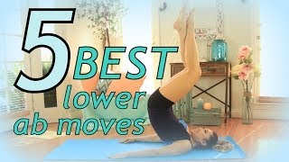 5 Best Exercises to Flatten your Lower Belly [upl. by Waers]