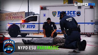 Armed Clown Stabs an NYPD Officer  NYPD ESU Paramedic  GTA5 LSPDFR [upl. by Eloisa465]