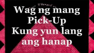 Tiramid LYRICS Pyramid Tagalog Version with Lyrics on Screen [upl. by Sherer322]