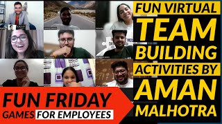 Virtual Games for Employees  Fun Friday Games at Work from Home  Virtual Activities for Office [upl. by Asaeret744]