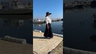 The black boho maxi skirt amp white cotton broderie Anglais oversized shirt [upl. by Cordie]