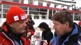 Skisprung TV Interview mit Sepp Gratzer 4Schanzentournee  31122009 [upl. by Bivins981]