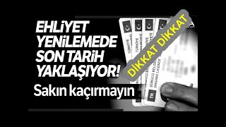 Ehliyet Yenileme Nasıl Yapılır Kısa ve Net [upl. by Geminius]