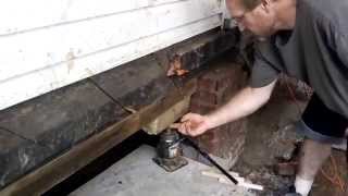 Leveling a House fix sinking Foundation Jacking Level Repair How to youtube video dummies [upl. by Efar54]