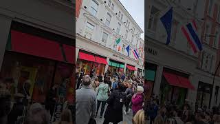 Grafton Street Dublin  Busking Busker  Music performance [upl. by Damle292]