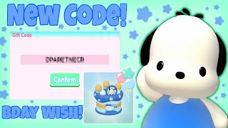 Pochacco Birthday Code Locations amp Wish  Roblox My Hello Kitty Cafe  Riivv3r [upl. by Dante]