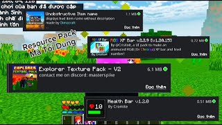 Những Resource Pack Tôi Chơi Trong Minecraft PE 121  P2  Bảo Noob MC [upl. by Isabella]