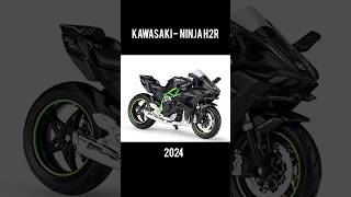 EVOLUTION KAWASAKI NINJA BIKE🧐 19702024  youtubeshorts respectshorts kawasakininja shortfeed [upl. by Asirram]