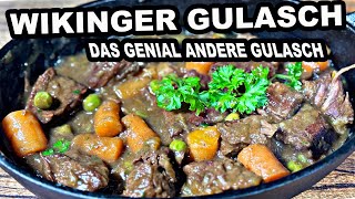 Wikinger Gulasch aus dem Dutch Oven  The BBQ Bear [upl. by Elspet711]