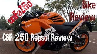 Honda CBR 250 Repsol Bike Review [upl. by Atinek]