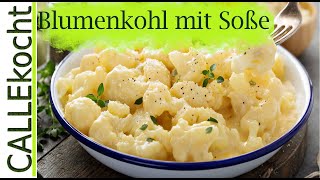 Blumenkohl in weißer Soße zubereiten Omas Rezept [upl. by Corabel169]