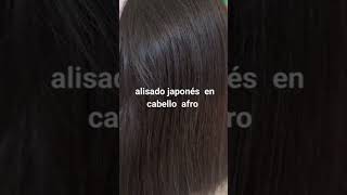 alisado japones  belleza  cabello afro [upl. by Hughie302]