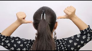 Banana Clip Hairstyle  Easy Banana Clutcher Hairstyle  How to Tuck Banana Clutcher [upl. by Menard]