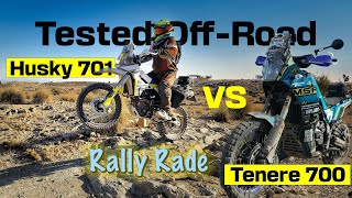 OffRoad Test Can the Tenere 700 keep up with the Husqvarna 701 offroad [upl. by Athiste]