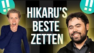 REAGEREN OP DE BESTE ZETTEN VAN HIKARU NAKAMURA [upl. by Oswell]