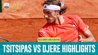 Stefanos Tsitsipas vs Laslo Djere Highlights  Rolex Monte Carlo Masters 2024 [upl. by Norek]